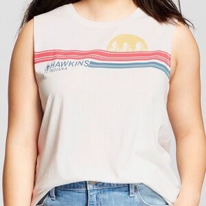 Stranger Things | Women's Netflix Official Merchandise Sleeveless T Shirt | XXL